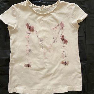 Zara Girls Soft Collection Butterly Top